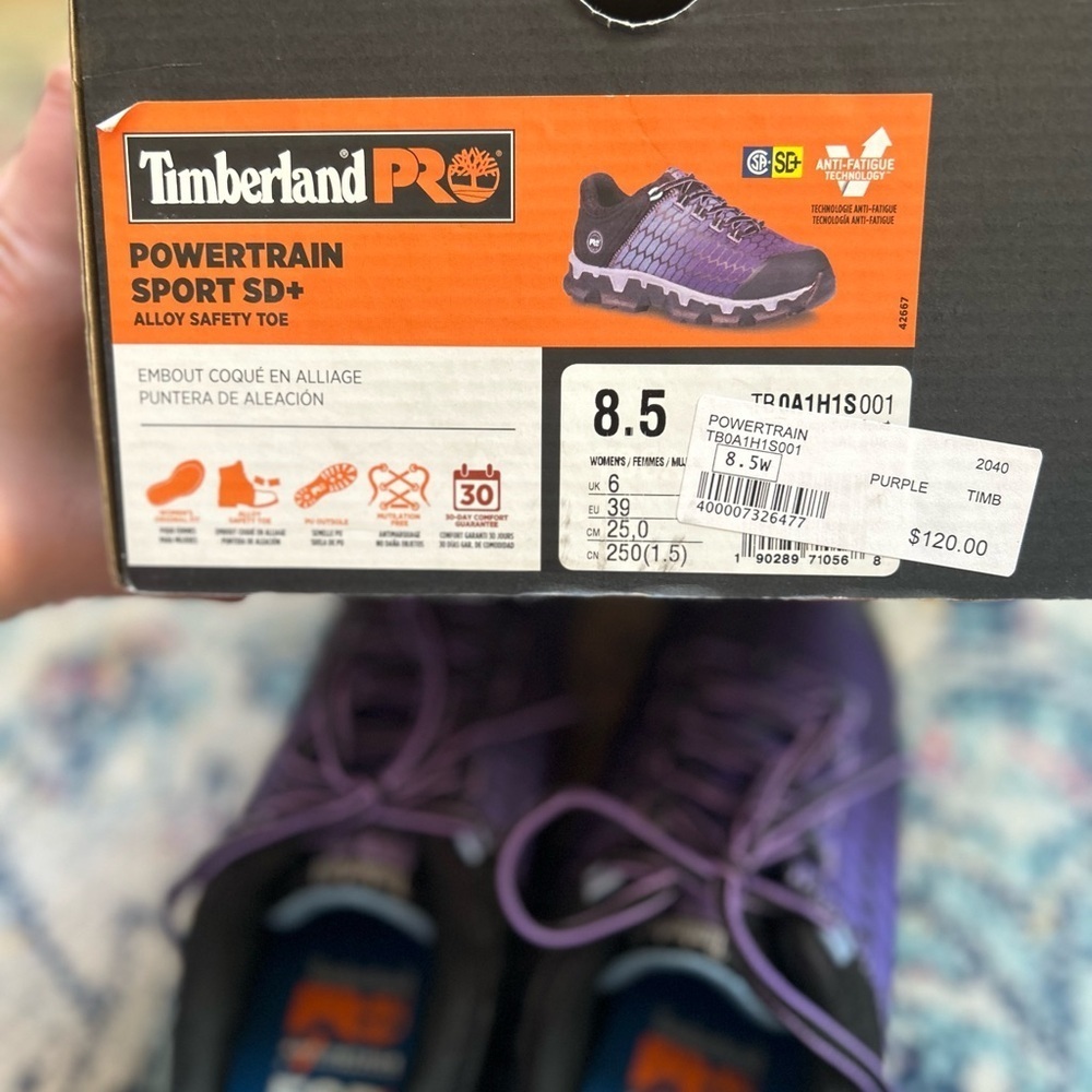 Timberland Pro women’s shoes Sz 8.5 New in box - Picture 6 of 8